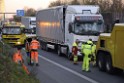 VU LKW A 4 Rich Aachen hinter Rodenkirchener Bruecke P04